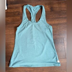 Vuori Women's Teal Lux Racerback Tank Top